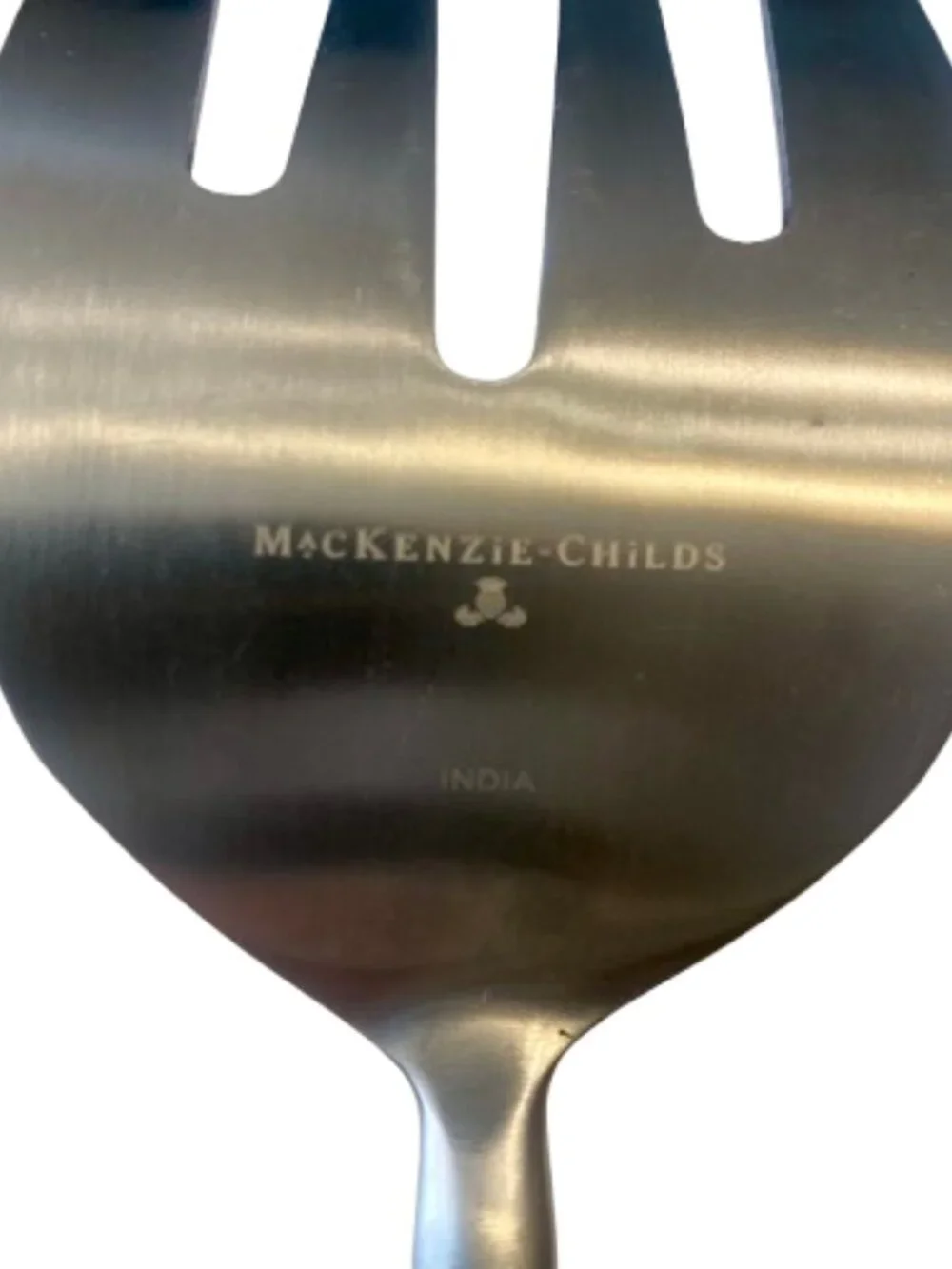 MacKenzie-Childs Courtly Check Supper Club Salad Serving Fork Spoon